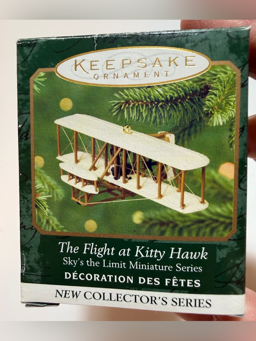 Vtg 2001 Hallmark Keepsake Ornament The Flight at Kitty Hawk Series #1